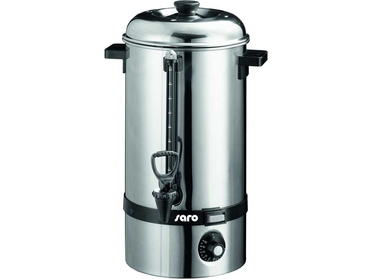 Glühweinkocher / Heißwasserspender HOT DRINK MINI, Edelstahl, BTH 225 x 225 x 490 mm