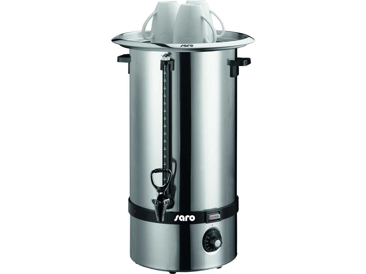 Glühweinkocher / Heißwasserspender HOT DRINK, Edelstahl, BTH 267 x 267 x 540 mm