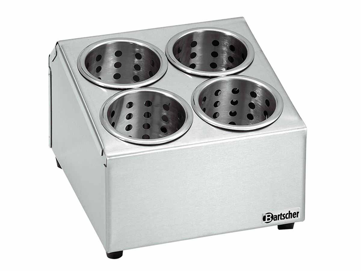 Besteckbehälter für 4 Köcher, Bartscher, BTH 267 x 304 x 204 mm