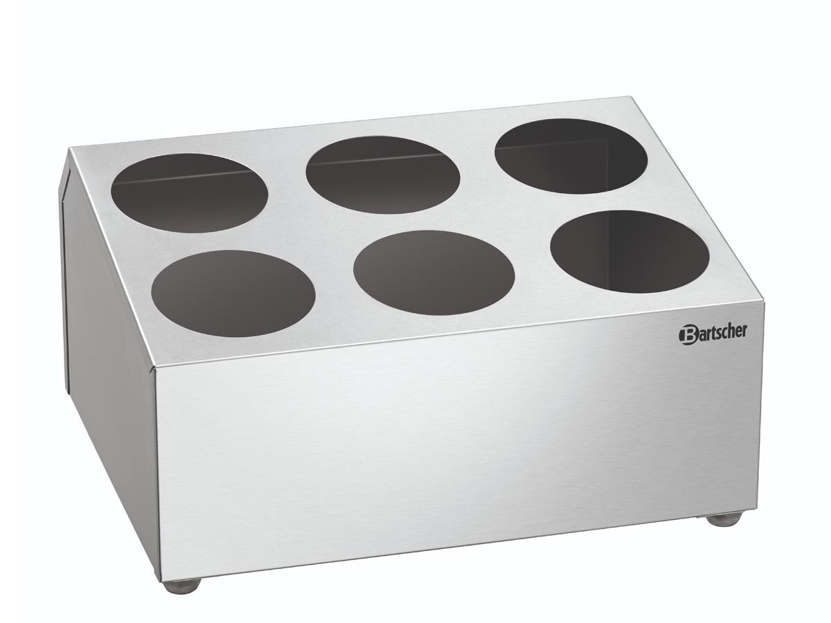 Besteckbehälter für 6 Köcher, Bartscher, BTH 388 x 304 x 204 mm