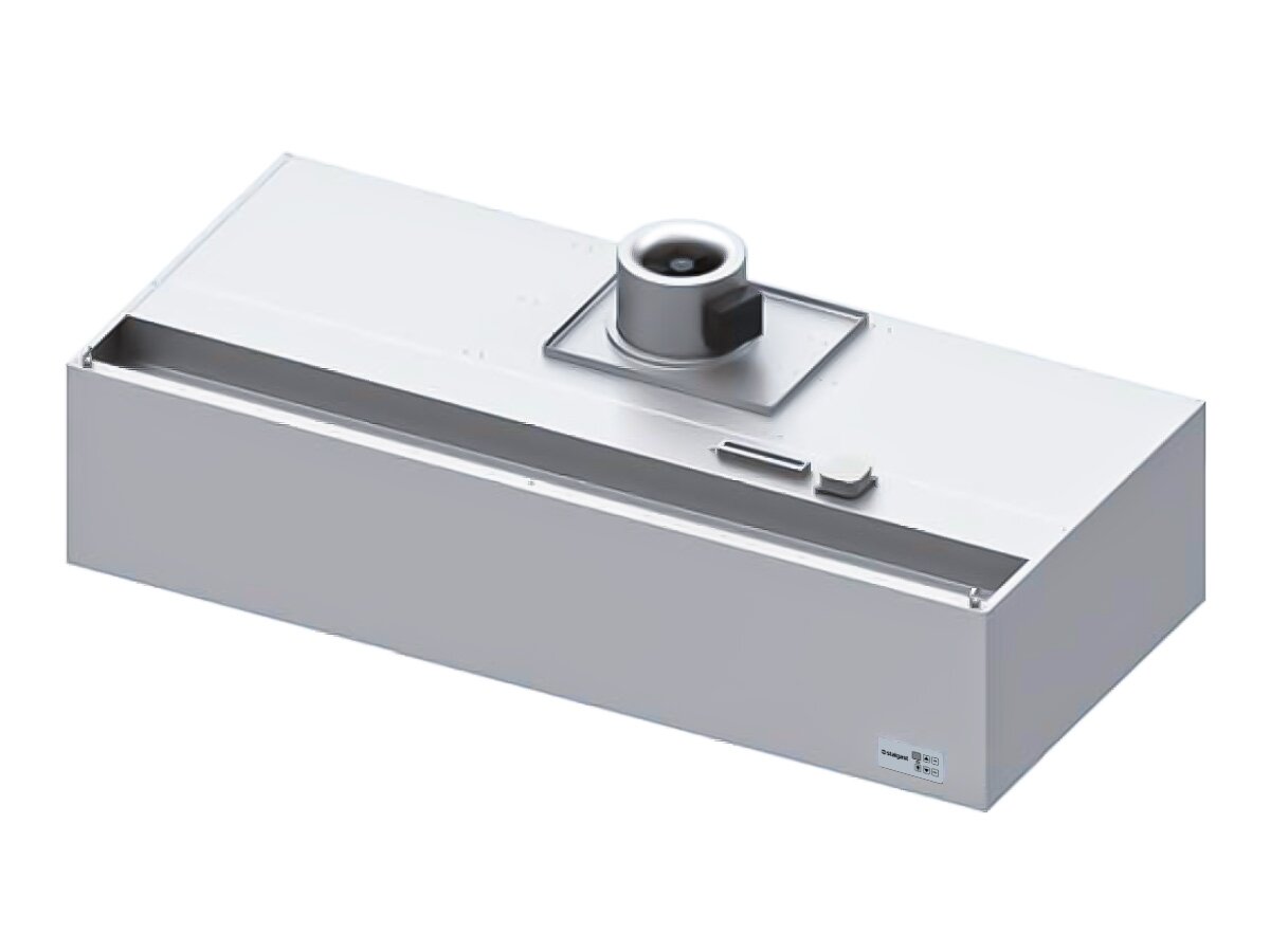 Kastenwandhaube Expert Line komplett mit Rohrventilator, Regler und Filter, BTH 1000 x 1000 x  450 mm
