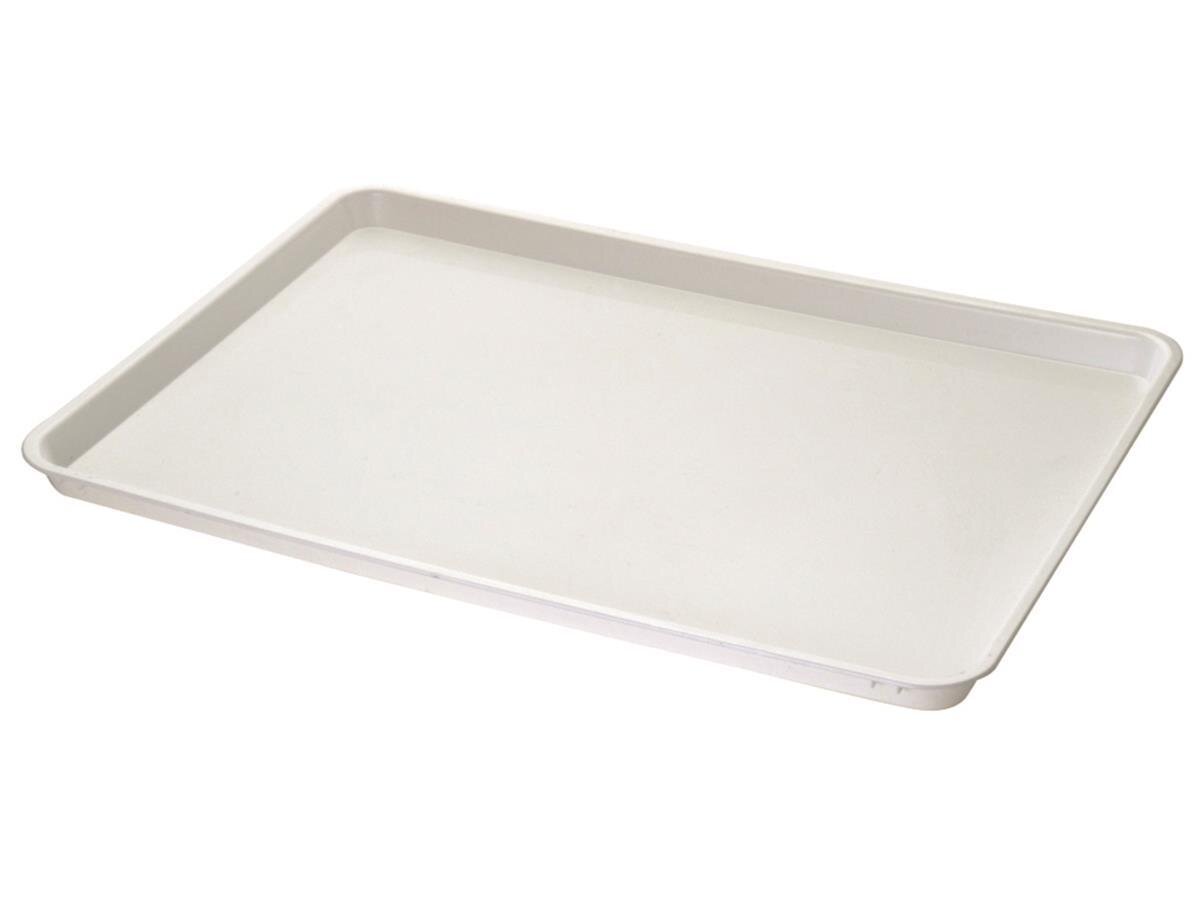 ABS Tablett 600 x 400,  Farbe Weiss, VPE 20, Verpackungseinheit 20 Stck, BTH 600 x 400 x 0 mm
